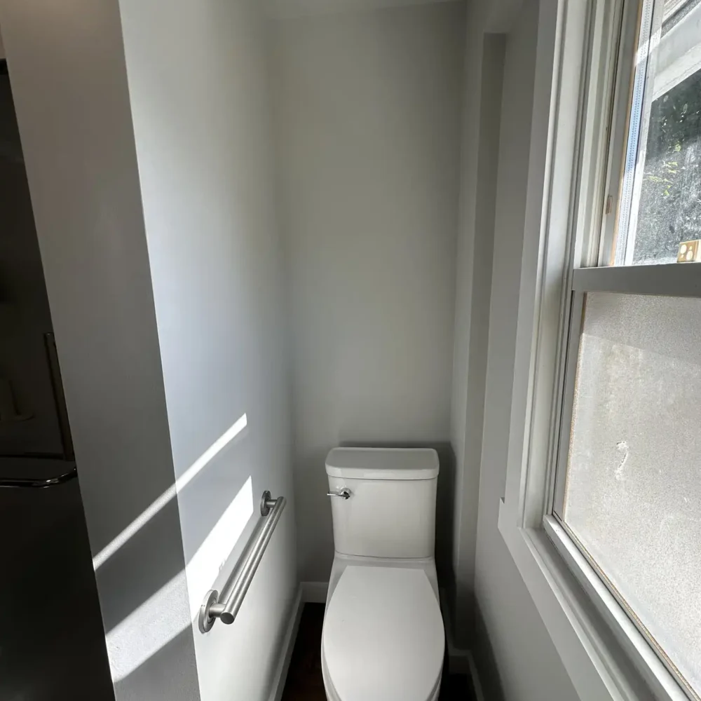 Small Bathroom Remodel with a New Toilet